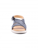 BUENO Sandalo con tacco basso zeppa donna BUENO Y5102 NERO Negozio