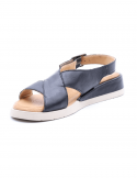BUENO Sandalo con tacco basso zeppa donna BUENO Y5102 NERO Negozio