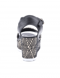 BUENO Sandalo con zeppa donna BUENO U7003 NERO Nuovo