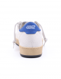 4B12 Sneakers uomo QUATTROBARRADODICI PLAY NEW 64 in pelle bianca Vendita Calda