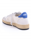 4B12 Sneakers uomo QUATTROBARRADODICI PLAY NEW 64 in pelle bianca Vendita Calda
