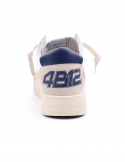 4B12 Sneakers uomo QUATTROBARRADODICI KYLE 752 in pelle bianca I Più Venduti