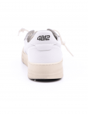 4B12 Sneakers uomo QUATTROBARRADODICI HYPER 926 in pelle bianca Vendite Flash