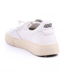 4B12 Sneakers uomo QUATTROBARRADODICI HYPER 926 in pelle bianca Vendite Flash