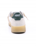 4B12 Sneakers uomo QUATTROBARRADODICI HYPER 924 in pelle bianca Negozio