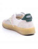 4B12 Sneakers uomo QUATTROBARRADODICI HYPER 924 in pelle bianca Negozio