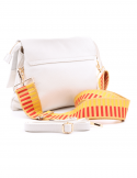 FRAU Borsa donna FRAU 511 WHITE in pelle bottalata Shopping Online