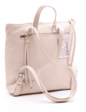 FRAU Borsa-zaino donna FRAU 507 CREMA in pelle bottalata Prezzo Ridotto