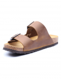 FRAU Sandalo basso uomo FRAU 19T5 COGNAC Sostegno trimestrale