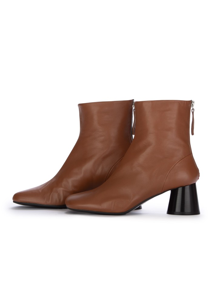 ﻿HALMANERA | STIVALETTI CON TACCO BARON TEAK MARRONE Sconto