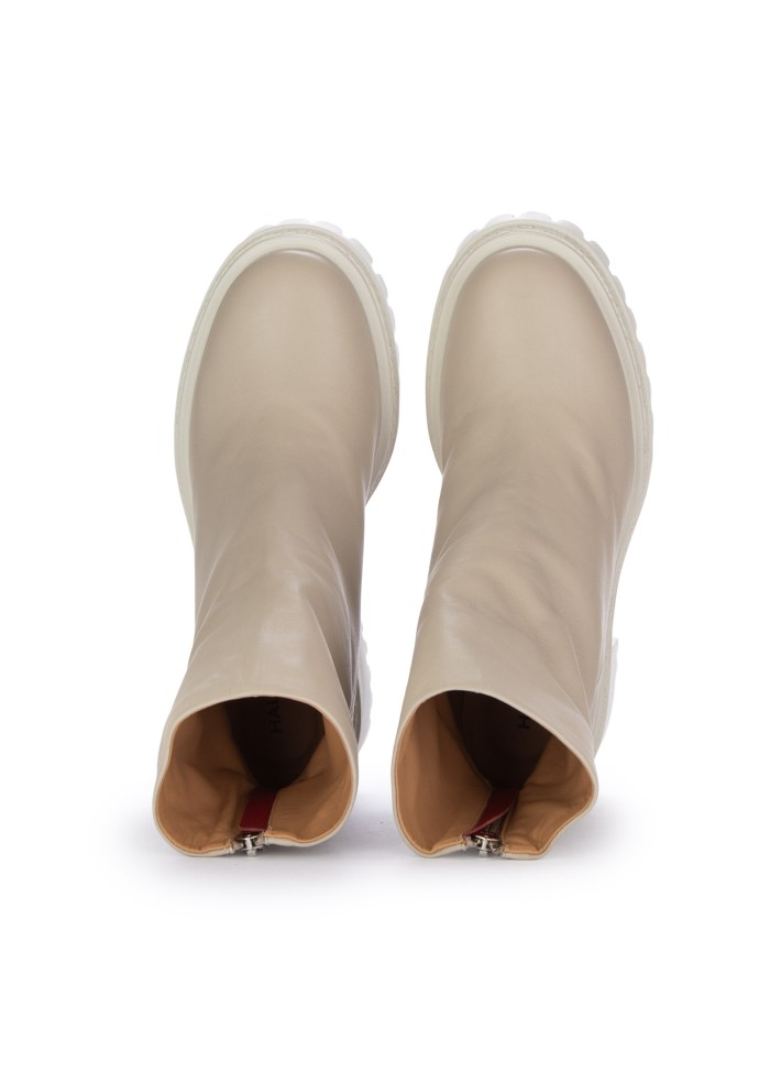 HALMANERA | STIVALETTI CON TACCO BARON PEYOTE BIANCO PANNA Offerta
