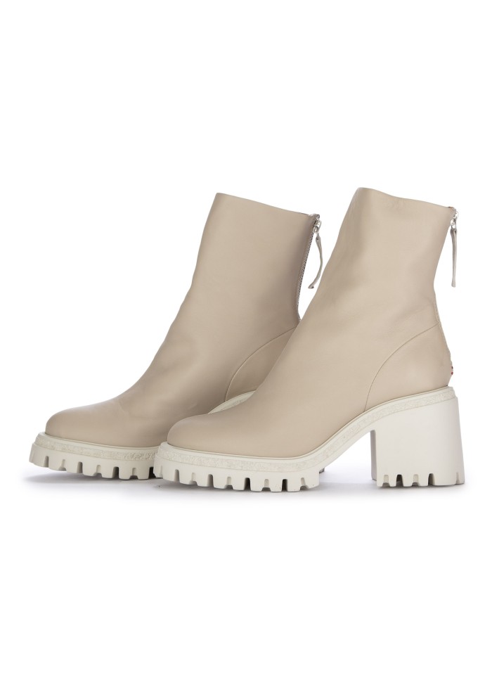 HALMANERA | STIVALETTI CON TACCO BARON PEYOTE BIANCO PANNA Offerta