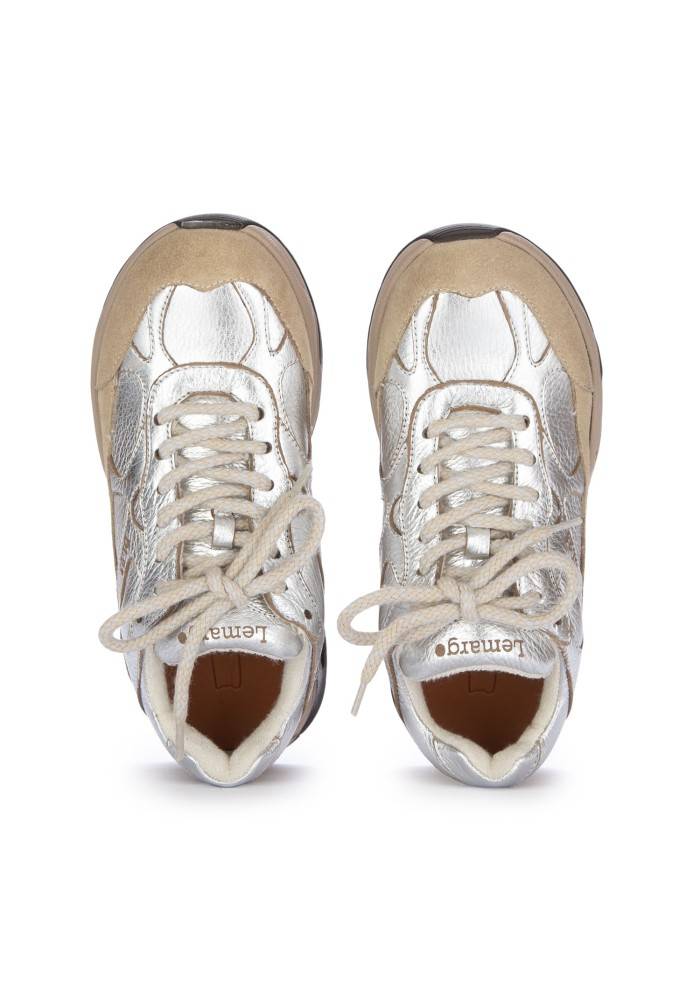 LEMARGO | SNEAKERS LAMINATO ARGENTO TAUPE Offerte