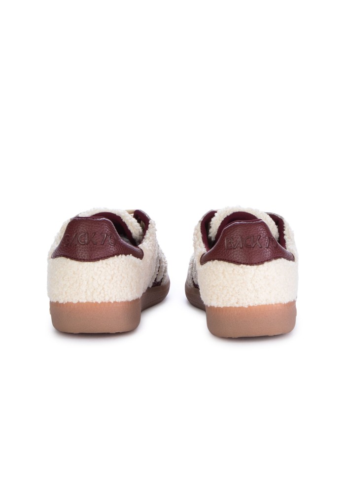 BACK 70 | SNEAKERS TEDDY BIANCO BORDEAUX Grandi sconti