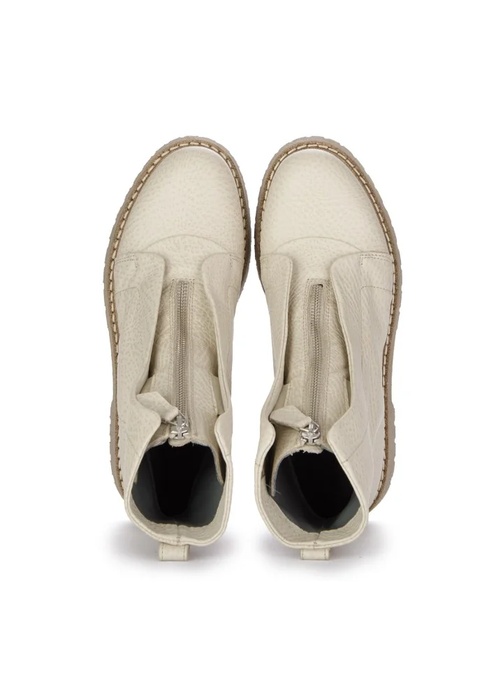 PATRIZIA BONFANTI | STIVALETTI KUNI ZIP BISONTE BEIGE Moda
