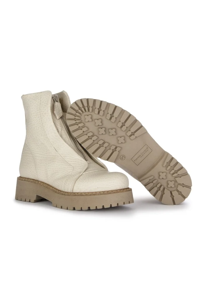 PATRIZIA BONFANTI | STIVALETTI KUNI ZIP BISONTE BEIGE Moda