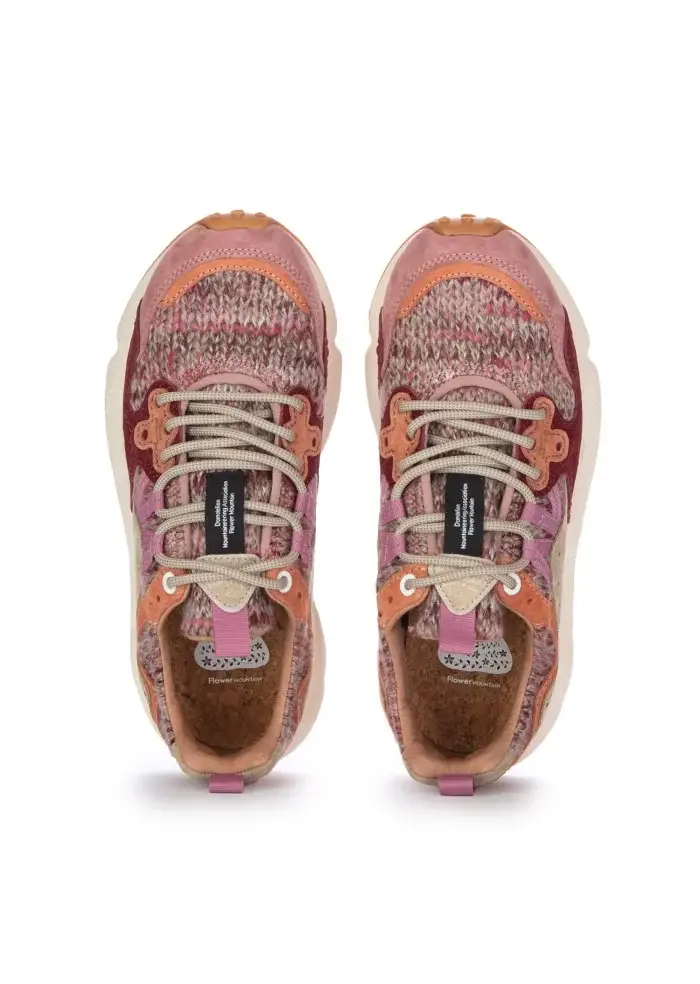 FLOWER MOUNTAIN | SNEAKERS YAMANO 3 KNITTING ROSA Italy