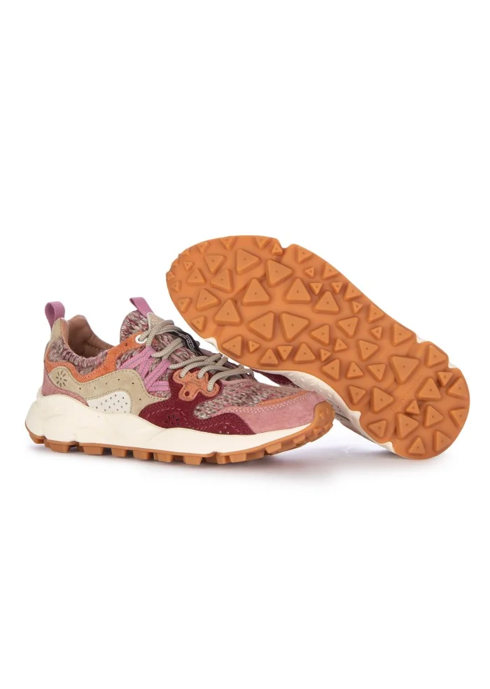 FLOWER MOUNTAIN | SNEAKERS YAMANO 3 KNITTING ROSA Italy