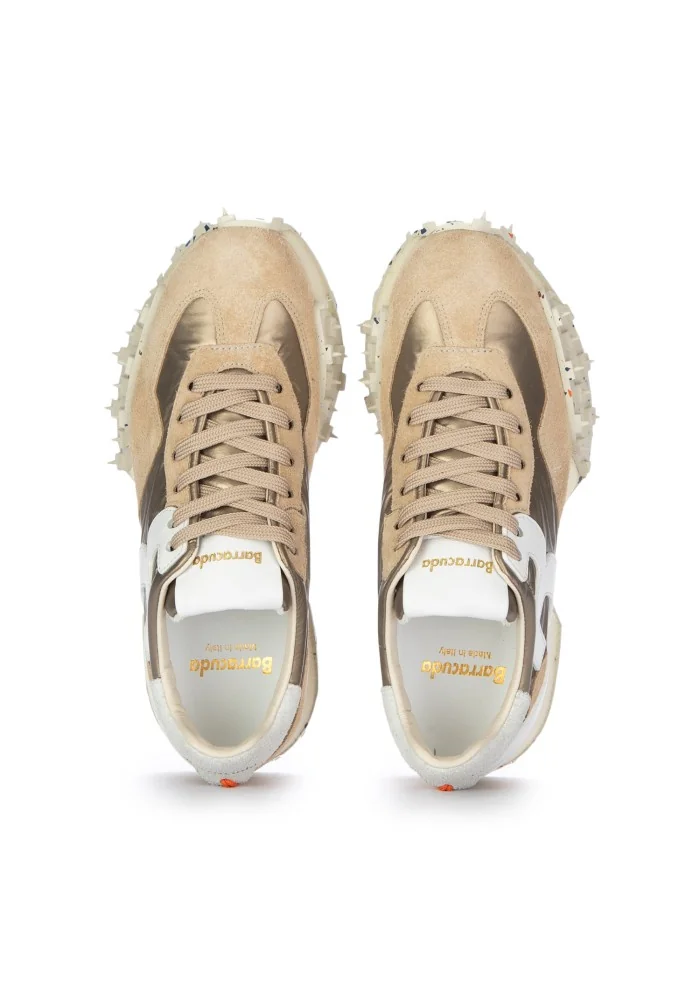 BARRACUDA | SNEAKERS IMPACT BEIGE METALLIZZATO Italia