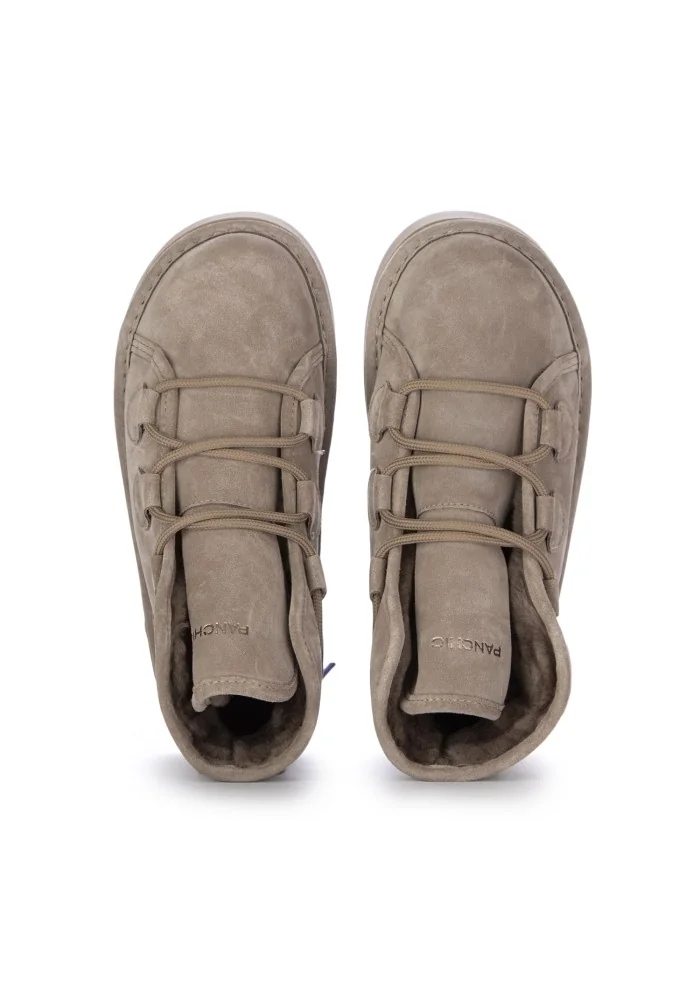 PANCHIC | STIVALETTI ALLACCIATI CAMOSCIO GRIGIO Vendita