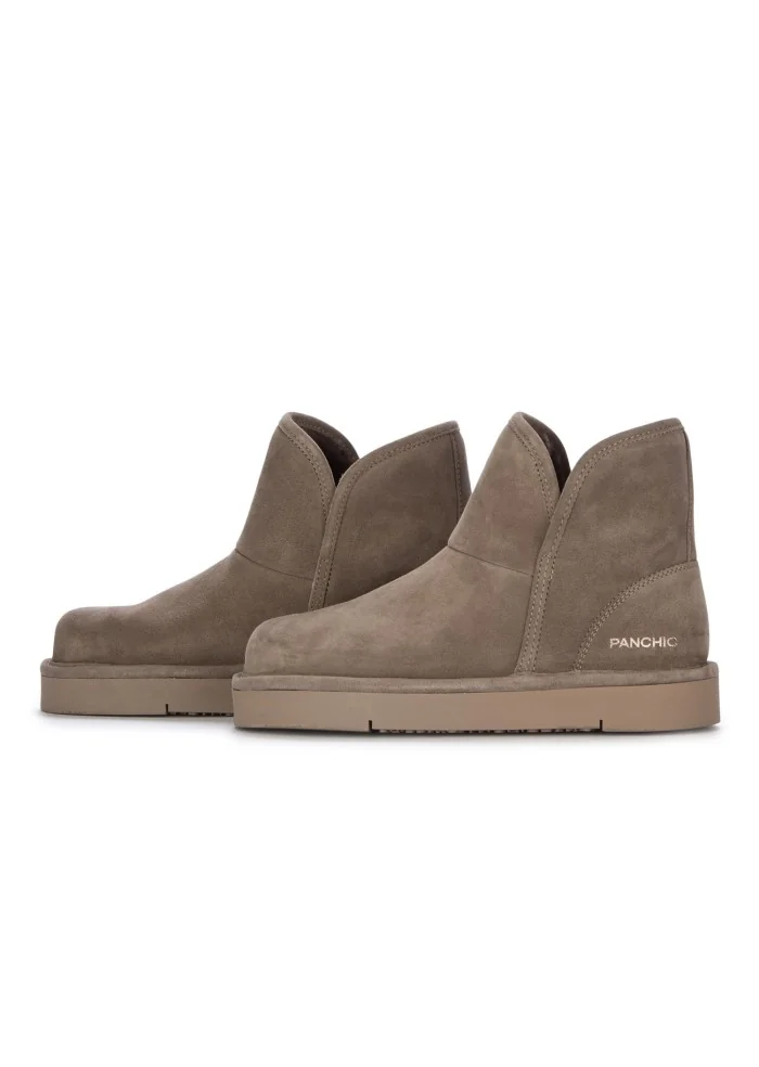 PANCHIC | STIVALETTI BASSI CAMOSCIO GRIGIO Spedizione Gratuita