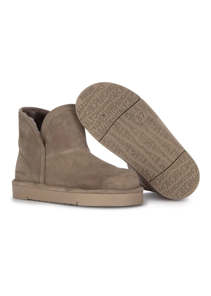 PANCHIC | STIVALETTI BASSI CAMOSCIO GRIGIO Spedizione Gratuita