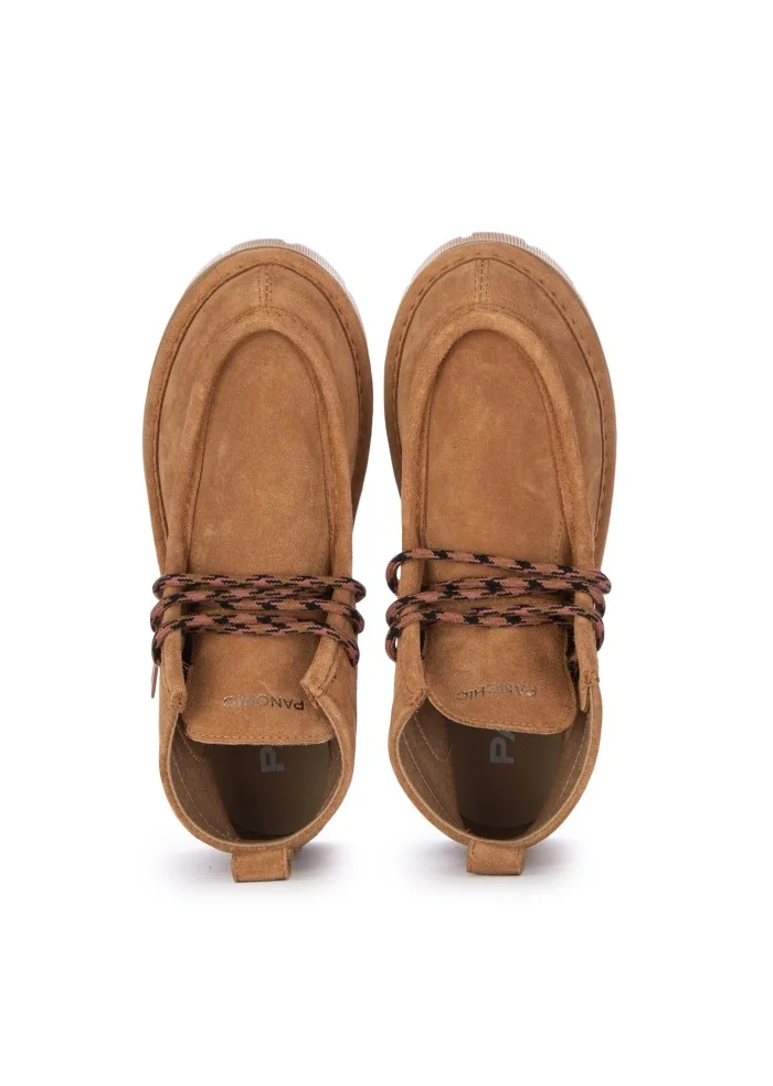PANCHIC | STIVALETTI ALLACCIATI CREEPER MARRONE Soddisfazione Garantita