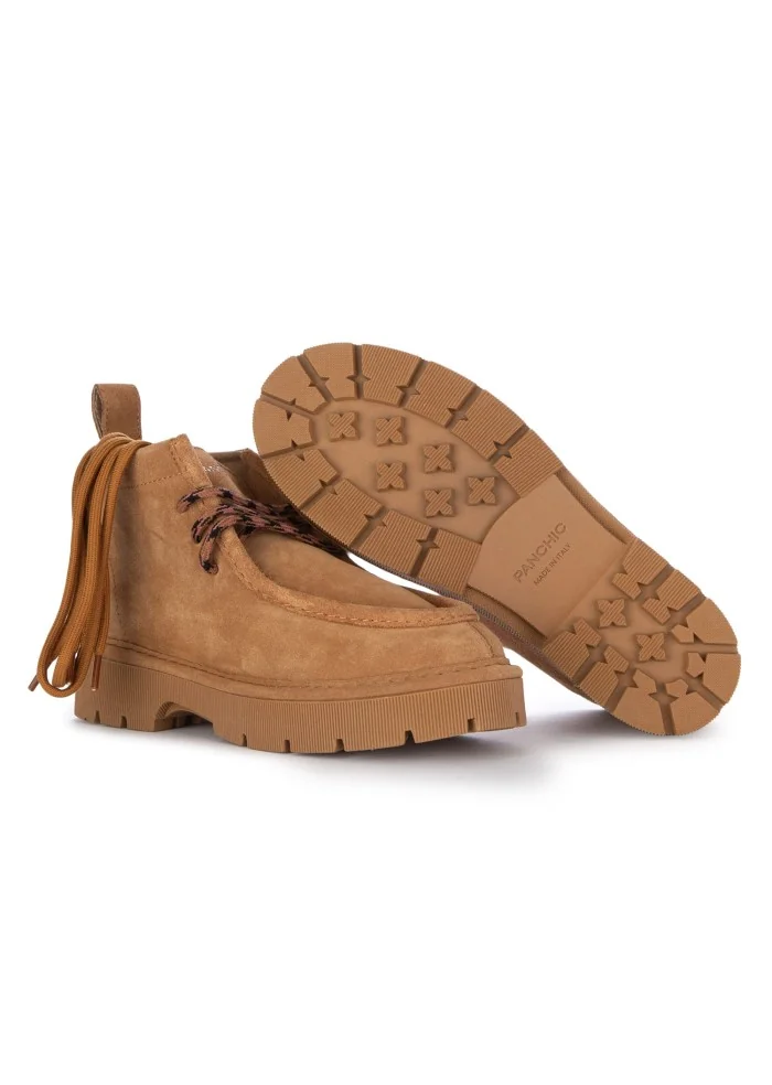 PANCHIC | STIVALETTI ALLACCIATI CREEPER MARRONE Soddisfazione Garantita