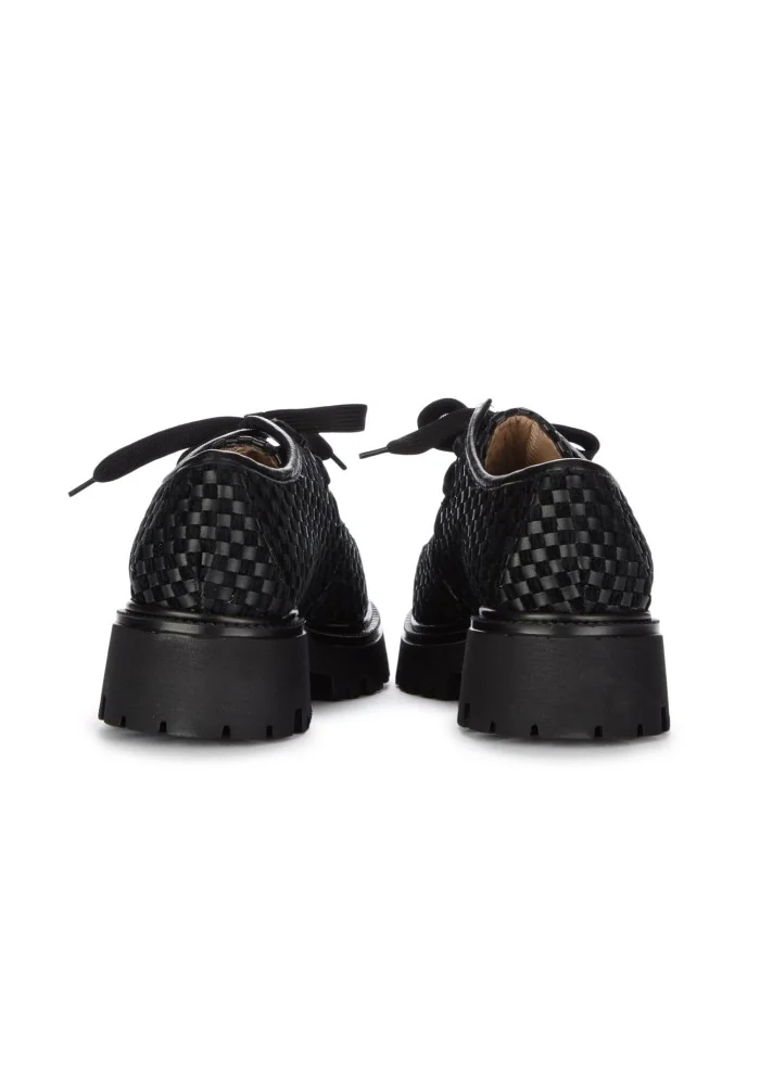IL BORGO FIRENZE | SCARPE ALLACCIATE DAMA NERO Qualità Garantita