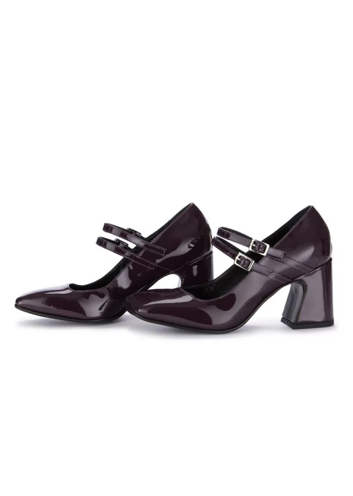 POESIE VENEZIANE | SCARPE TACCO MIA PELLE VIOLA Super sconto
