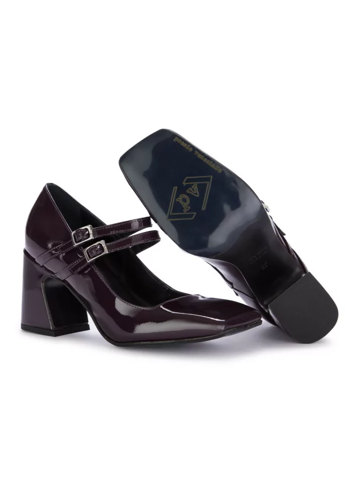 POESIE VENEZIANE | SCARPE TACCO MIA PELLE VIOLA Super sconto