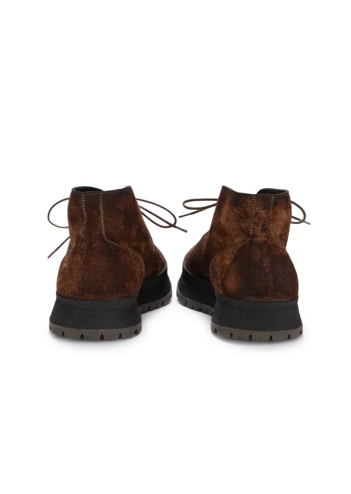 SHOTO | SCARPE ALLACCIATE ALCE CAMOSCIO MARRONE Saldi Di Fabbrica