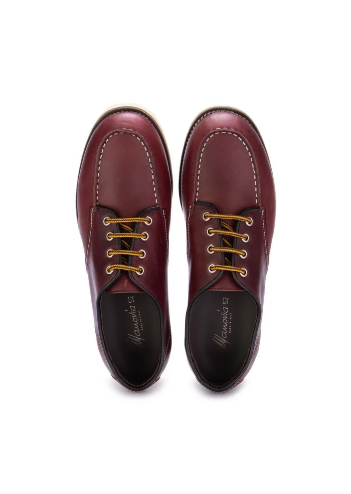 MANOVIA 52 | SCARPE ALLACCIATE COWBOY BORDEAUX Negozio