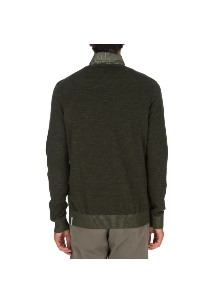 JURTA | MAGLIONE GIROCOLLO LANA MERINO VERDE Negozi Online
