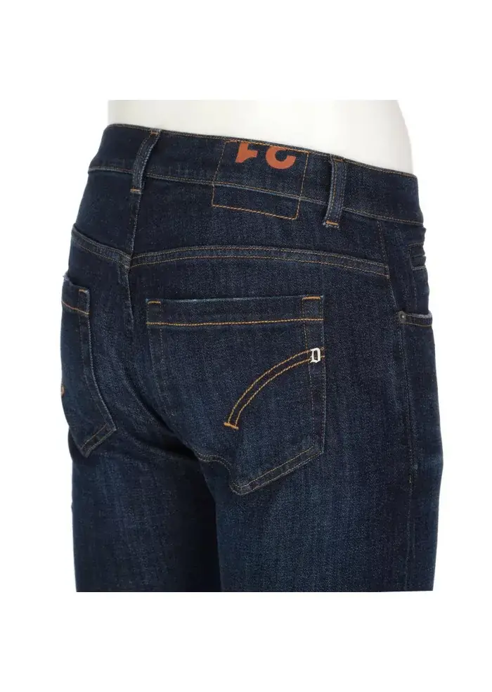 DONDUP | JEANS GEORGE SKINNY FIT BLU SCURO Affare Del Giorno