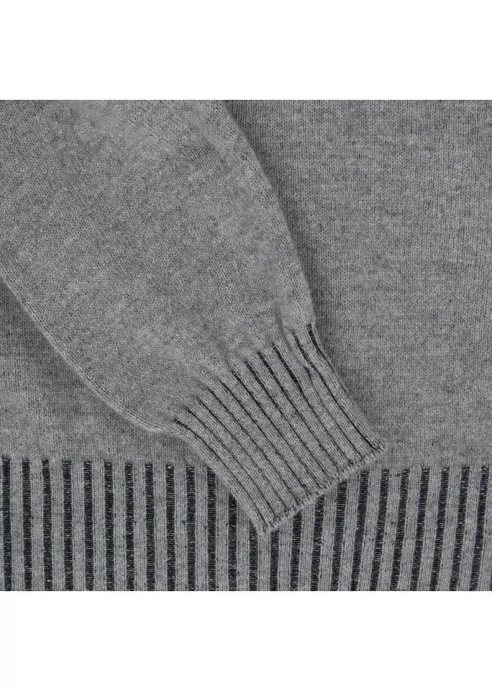 JURTA | MAGLIONE GOVA MERINO GRIGIO Economico