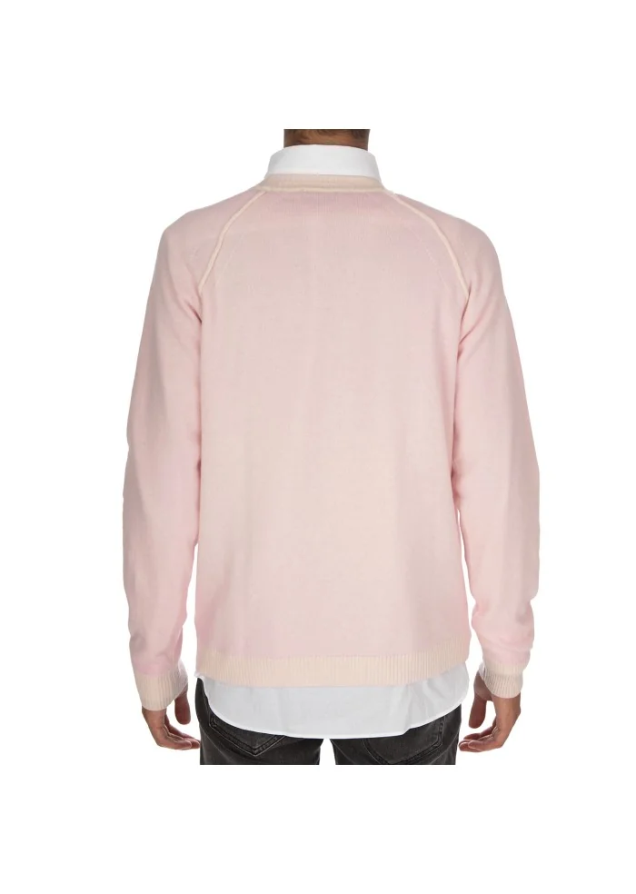 DANIELE FIESOLI | MAGLIONCINO LANA CASHMERE ROSA PASTELLO Vendita Economica