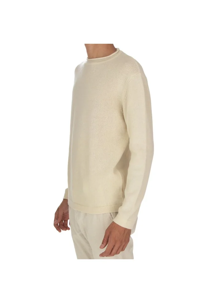 WOOL & CO | MAGLIONE GIROCOLLO BIANCO PANNA I Più Venduti