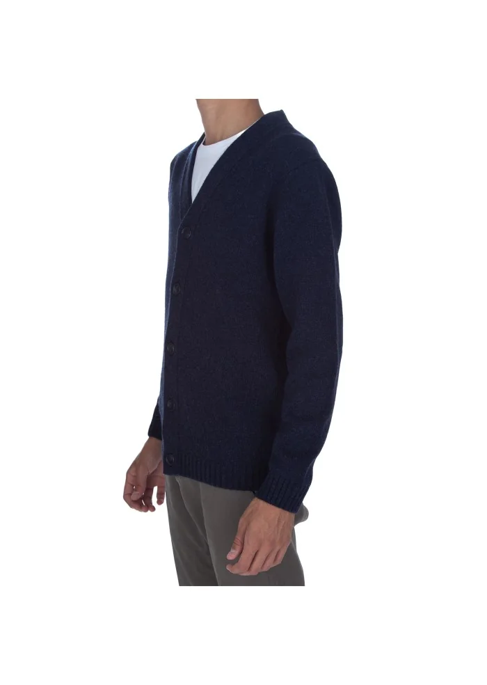 DANIELE FIESOLI | CARDIGAN SCOLLO A V BLU In Linea