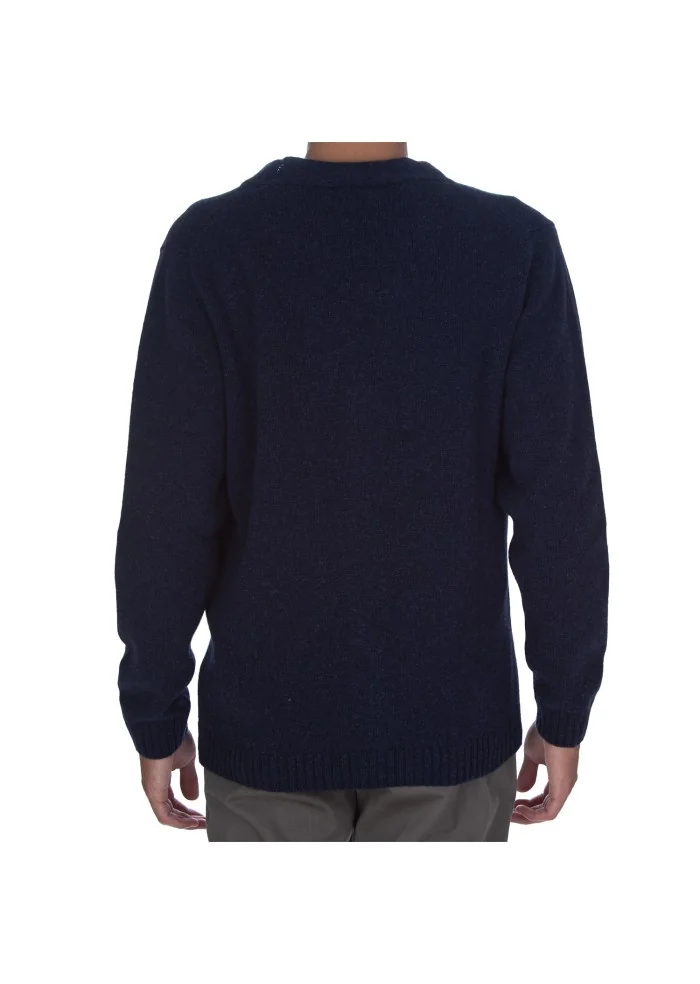 DANIELE FIESOLI | CARDIGAN SCOLLO A V BLU In Linea