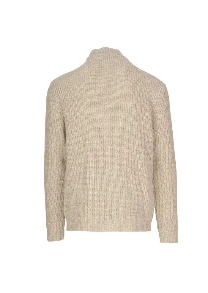 DANIELE FIESOLI | MAGLIONE COLLO ALTO BEIGE Nuovo