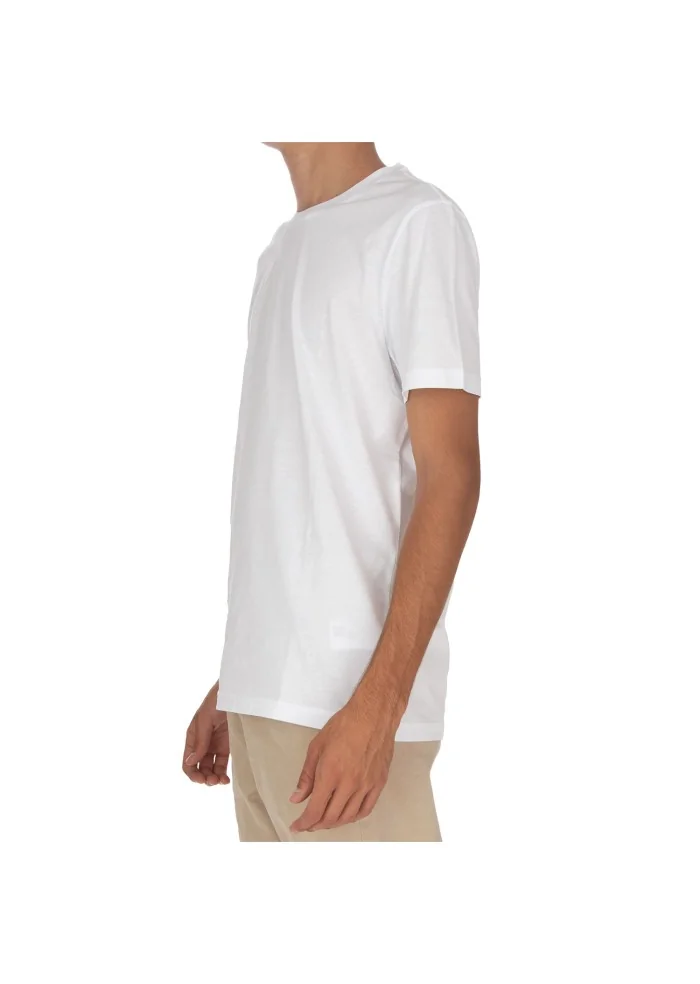 DONDUP | T-SHIRT DETTAGLIO LATERALE BIANCO Spedizione Gratuita
