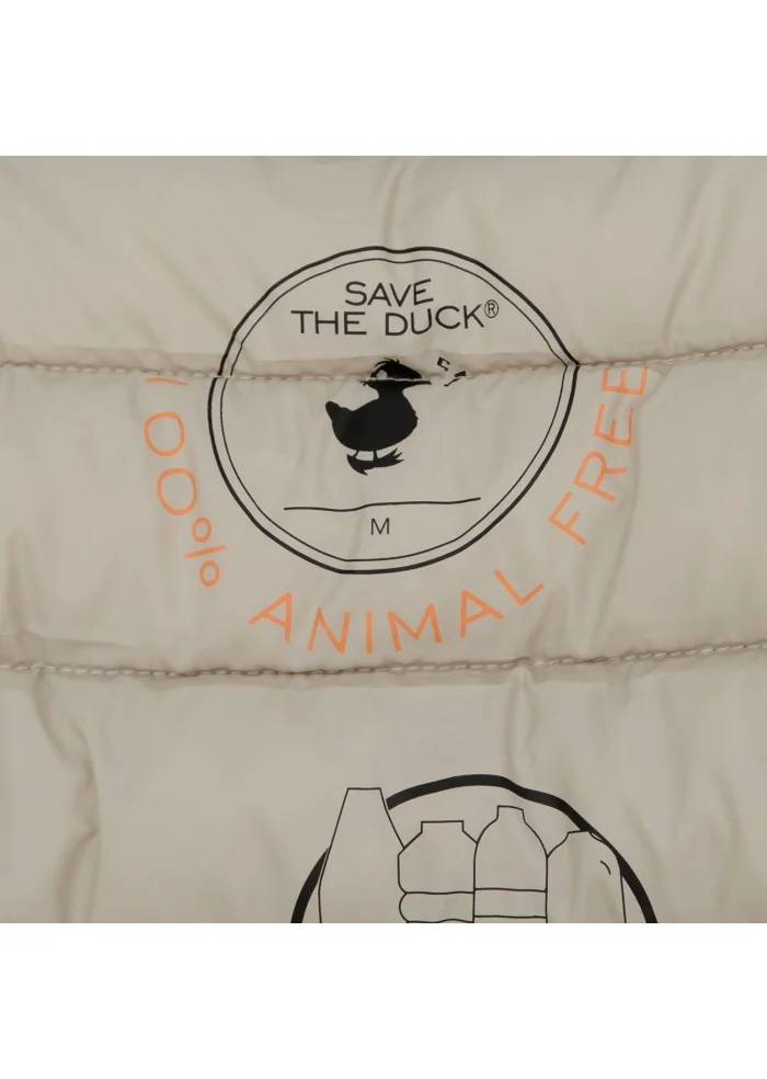 SAVE THE DUCK | GILET PIUMINO MIRO19 RHUS BEIGE Presa