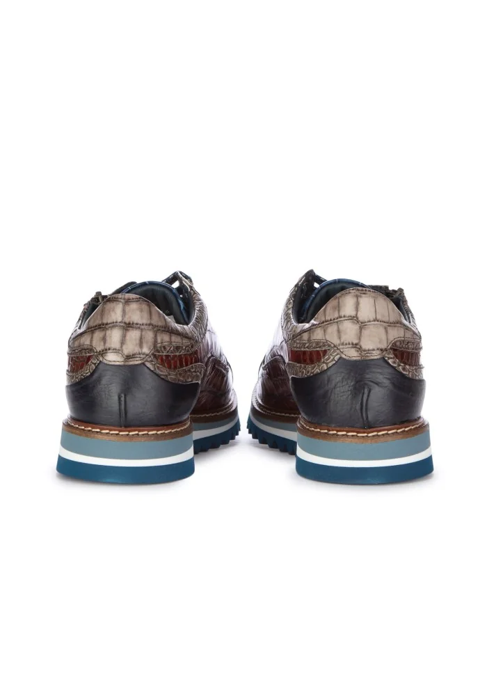 LORENZI | SCARPE ALLACCIATE BUGATTI COBALTO BLU MARRONE Vendita Economica