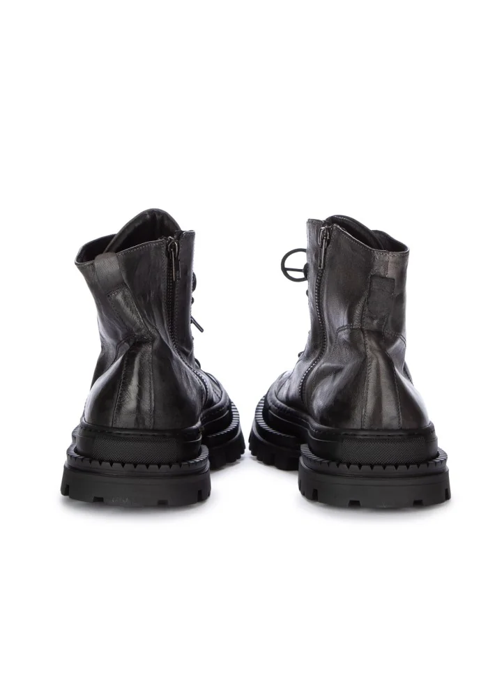 PAWELK'S | STIVALETTI ALLACCIATI CRUST CARBON NERO GRIGIO Negozio