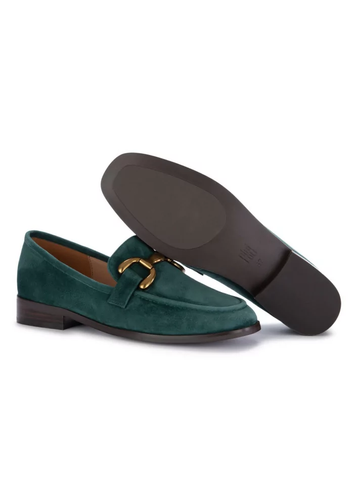 BIBI LOU | MOCASSINI ZAGREB CAMOSCIO VERDE SCURO Nuova