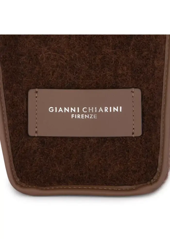 GIANNI CHIARINI | BORSA SHOPPER MARCELLA FURRY MARRONE Italy