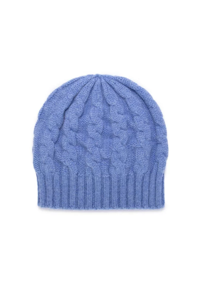RIVIERA CASHMERE | BERRETTO TRECCIA BLU FIORDALISO Promozione