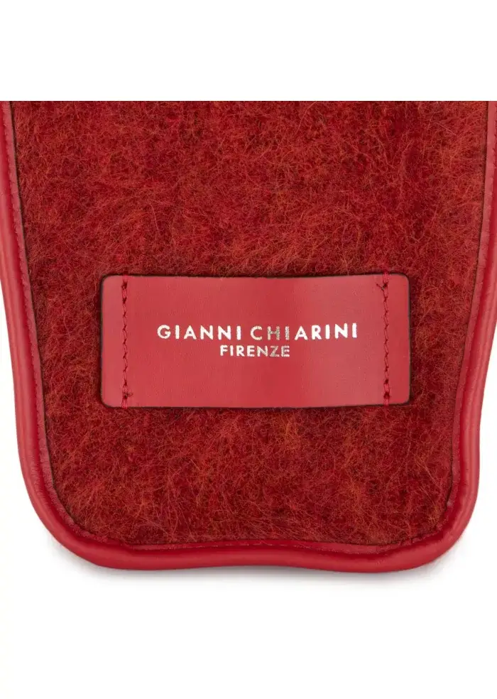 GIANNI CHIARINI | BORSA SHOPPER MARCELLA FURRY ROSSO Promozione Limitata