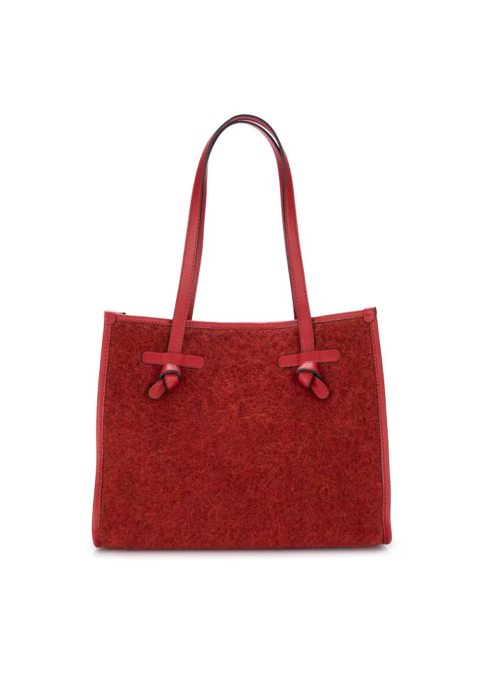 GIANNI CHIARINI | BORSA SHOPPER MARCELLA FURRY ROSSO Promozione Limitata